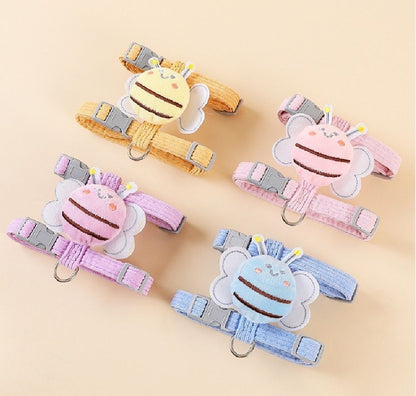 Cat Harness and Leash Set with Wing Decoration, Walking Vest - Main Product Image