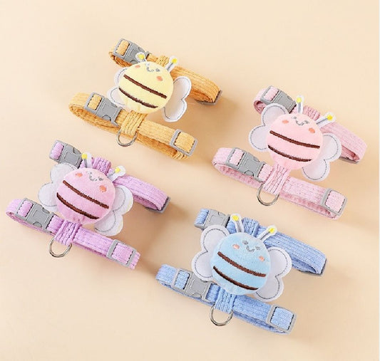 Cat Harness and Leash Set with Wing Decoration, Walking Vest - Main Product Image