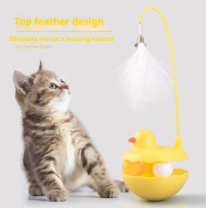 Interactive Duck Cat Toy, Removable and Washable, for Indoor and Outdoor Play - Features and Details