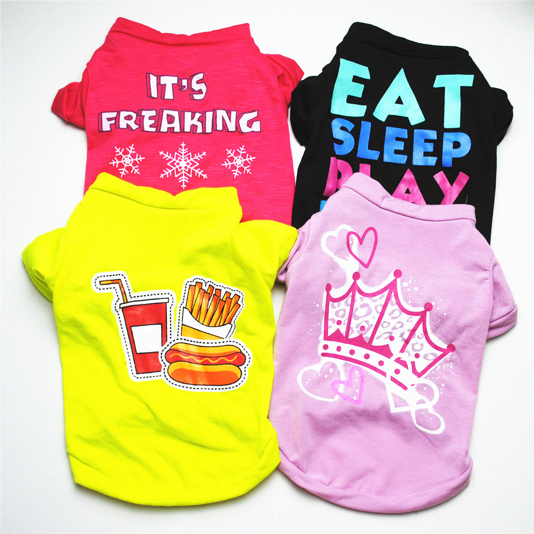 Breathable Cotton Dog Vest for Summer, Lightweight Cooling Shirt - Size Reference