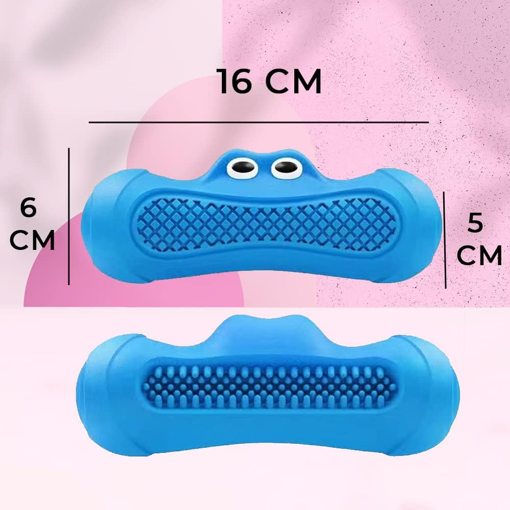 Monster Squeaky Dog Toys, Rubber Chew Toys for Aggressive Chewers, Non Toxic - Features and Details