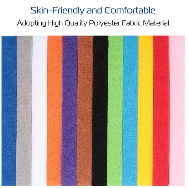 12 Color Whelping Puppy ID Collars, Adjustable Double Sided Pet Bands - Size Reference