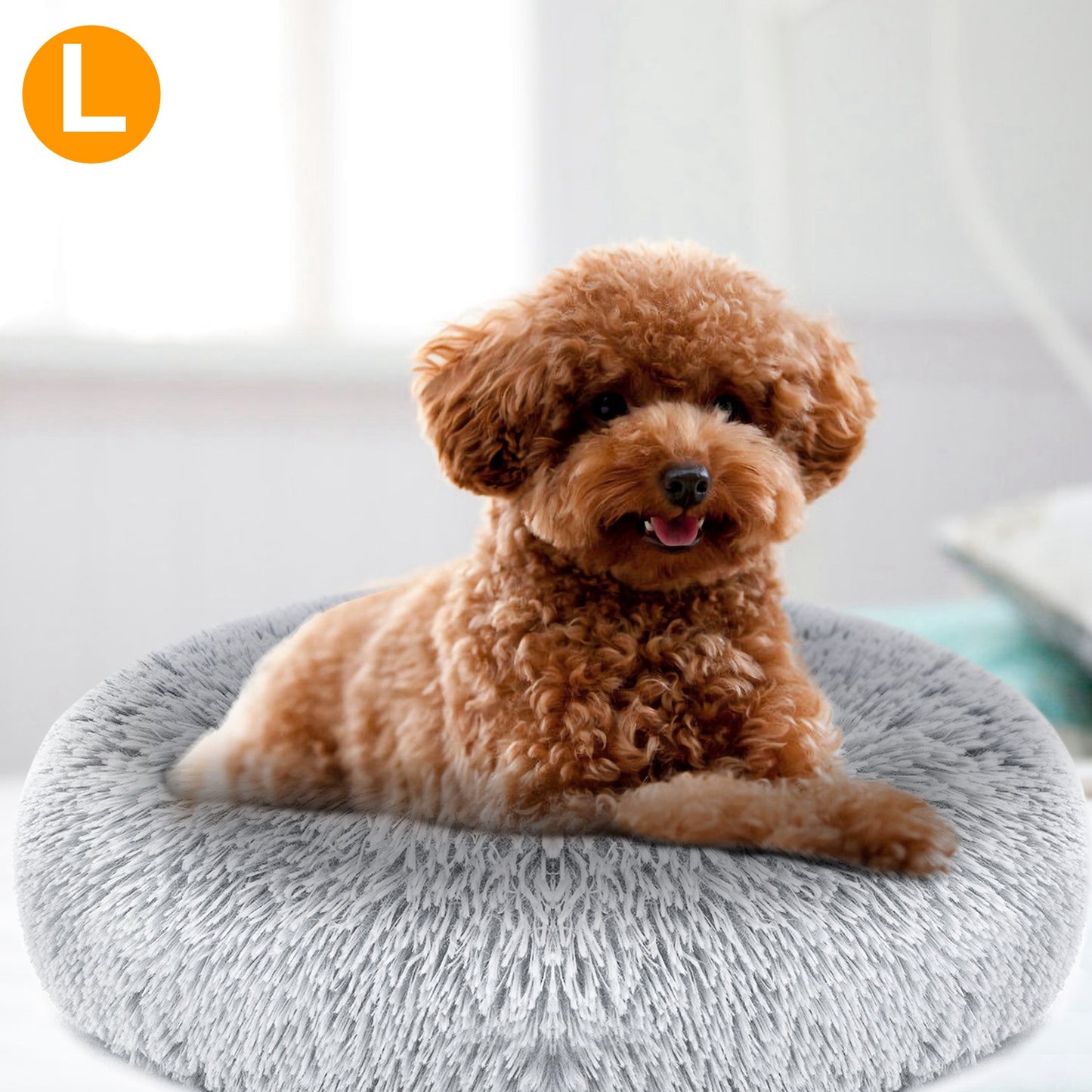 Soft Warm Fleece Pet Bed, Cozy Nest Sofa Cushion for Dogs and Cats - Image 12 of 13