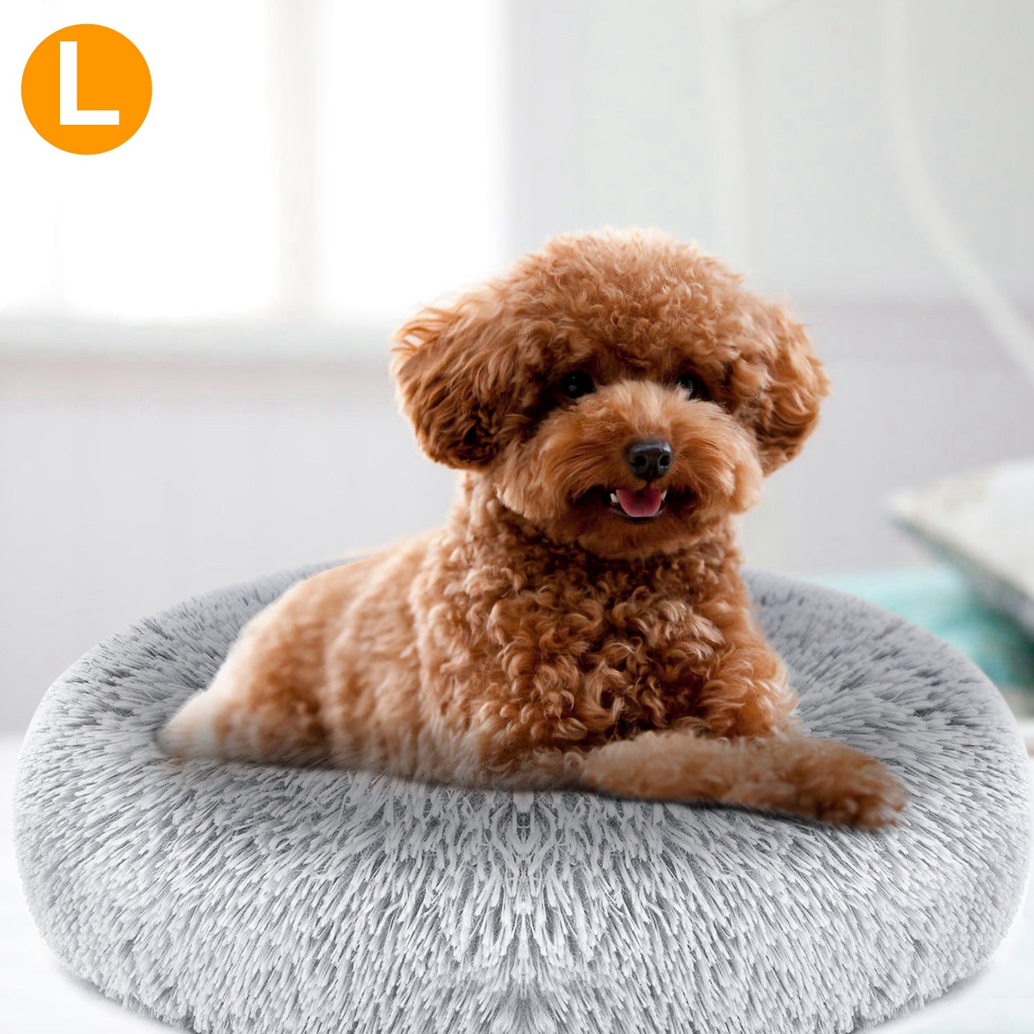 Soft Warm Fleece Pet Bed, Cozy Nest Sofa Cushion for Dogs and Cats - Image 12 of 13