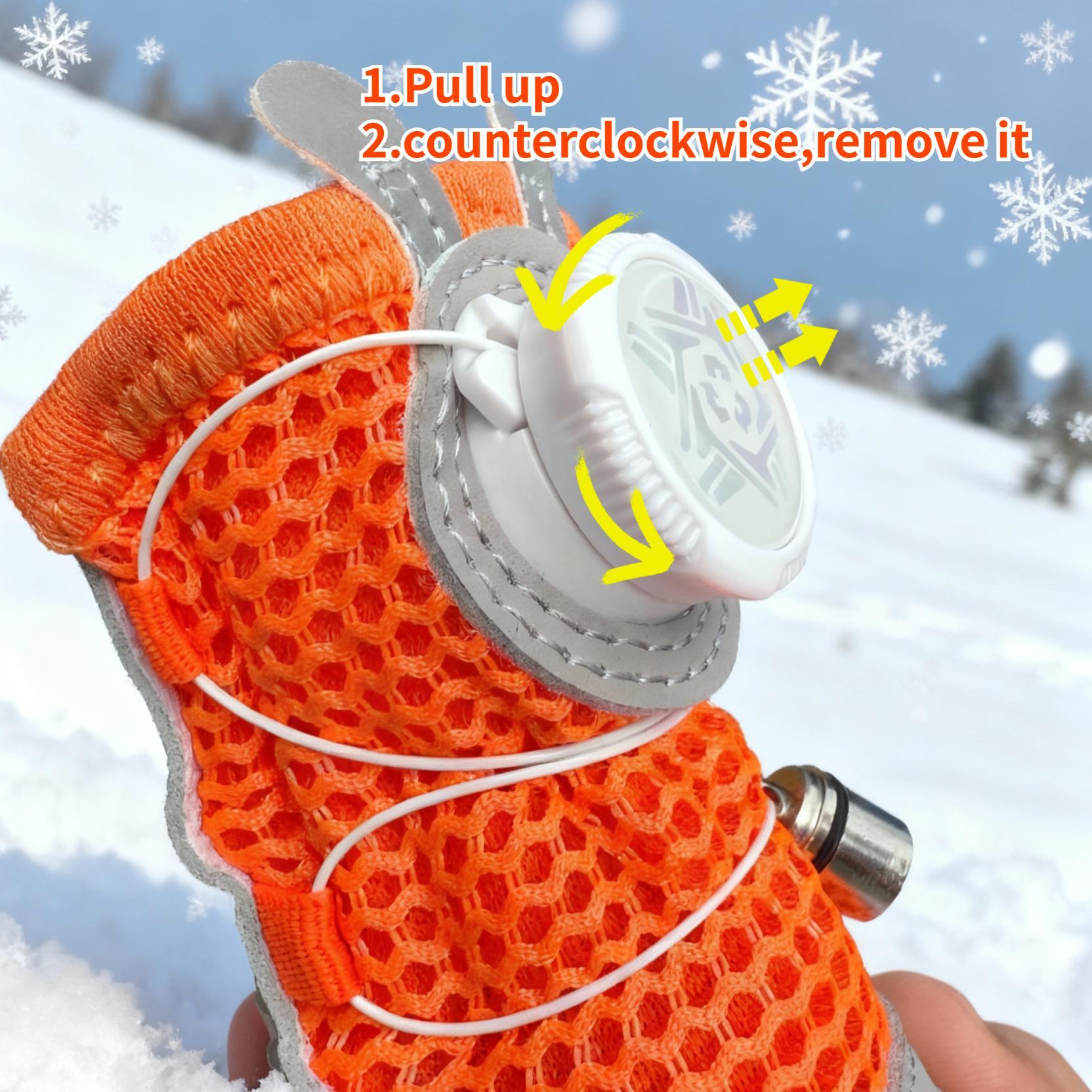 LED Light Up Dog Shoes, 4 Pack Anti Slip Paw Protectors for Night Walks - Image 7 of 13