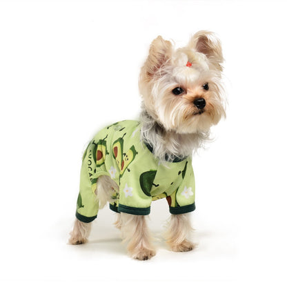 Cozy Pet Pajamas Jumpsuit, Four Season Dog Onesie for Small to Medium Dogs - Detailed View