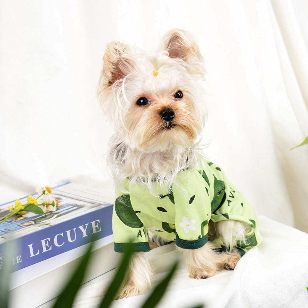 Cozy Pet Pajamas Jumpsuit, Four Season Dog Onesie for Small to Medium Dogs - Main Product Image