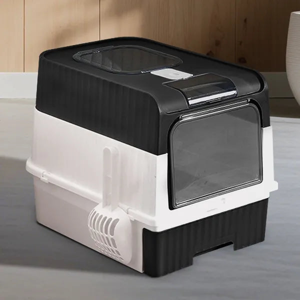 Magic Cube Cat Litter Box, Enclosed with Pull Out Drawer, for Large Cats - Main Product Image