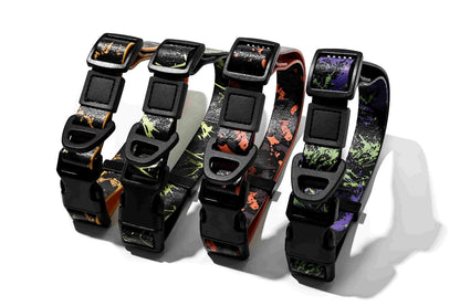 UV Printed Dog Leash and Collar Set, Waterproof PVC, for Small Dogs - Detailed View