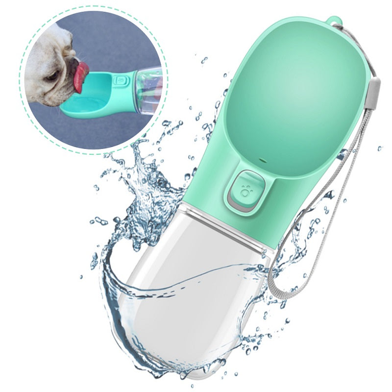Portable Pet Water Bottle, Travel Drinking Cup for Dogs and Cats - Main Product Image