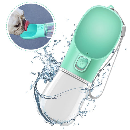 Portable Pet Water Bottle, Travel Drinking Cup for Dogs and Cats - Main Product Image