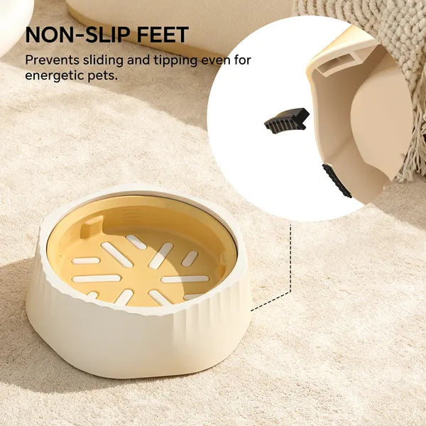 Dual Mode Cat Slow Feeder Bowl, Switchable Fast and Slow Feed - Detailed View