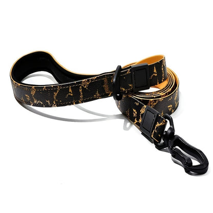 UV Printed Dog Leash and Collar Set, Waterproof PVC, for Small Dogs - Image 7 of 12