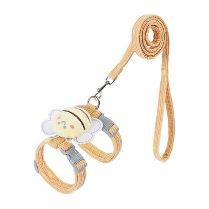 Cat Harness and Leash Set with Wing Decoration, Walking Vest - Image 7 of 7