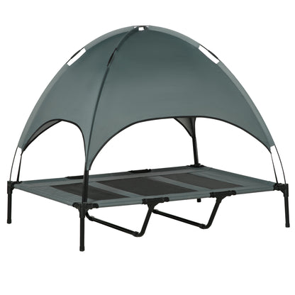 Elevated Dog Bed 48 x 36 Inch with UV Protection Canopy Shade - Image 9 of 9