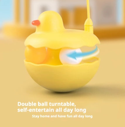 Interactive Duck Cat Toy, Removable and Washable, for Indoor and Outdoor Play - Size Reference