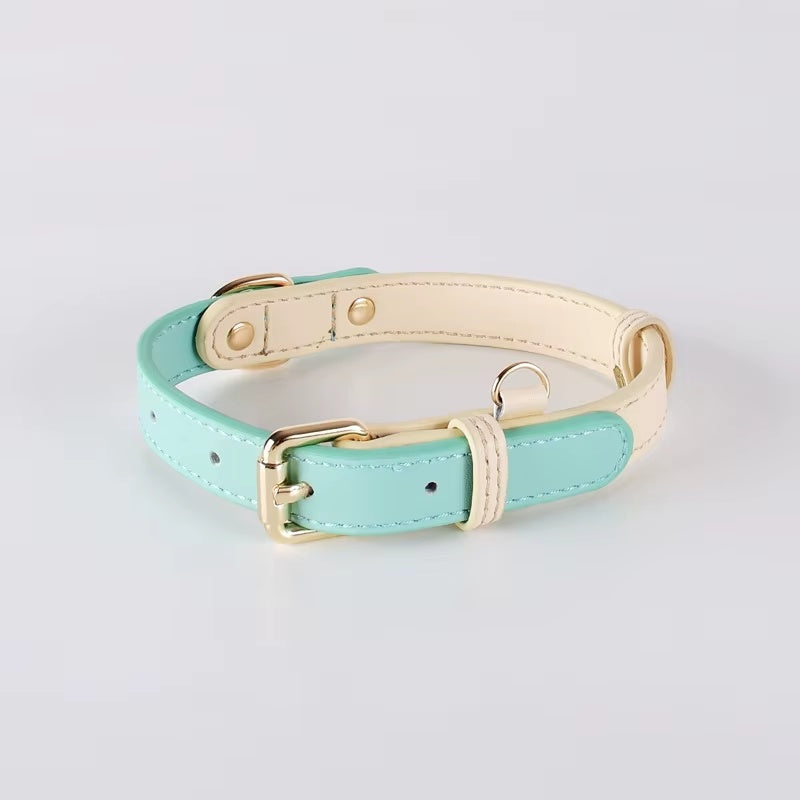 Leather Dog Collar, Adjustable, for Small, Medium, and Large Dogs - Size Reference