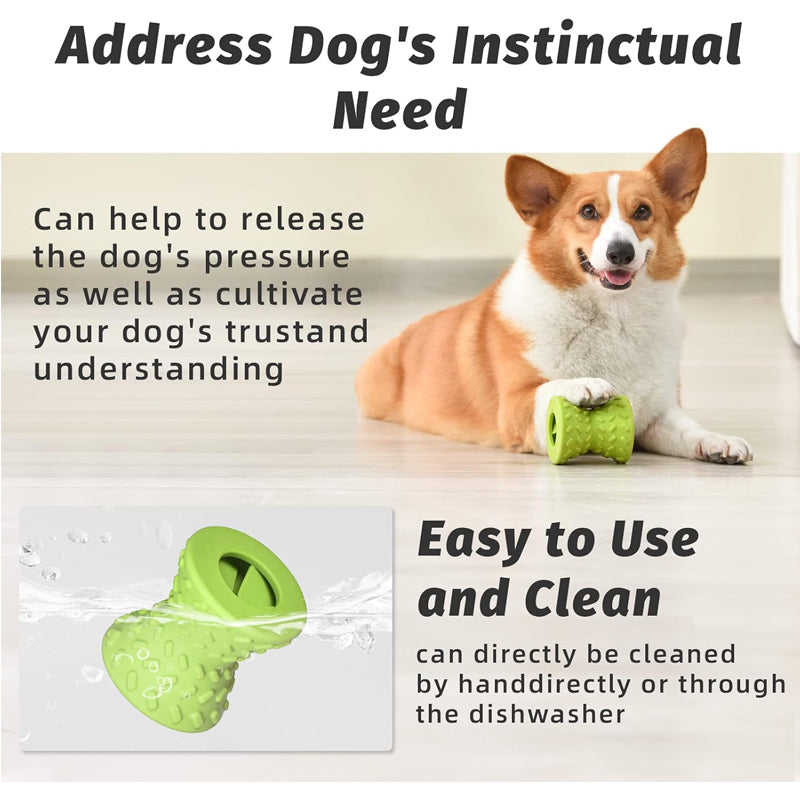 Natural Rubber Dog Chew Toy for Aggressive Chewers, Medium to Large Dogs - Features and Details