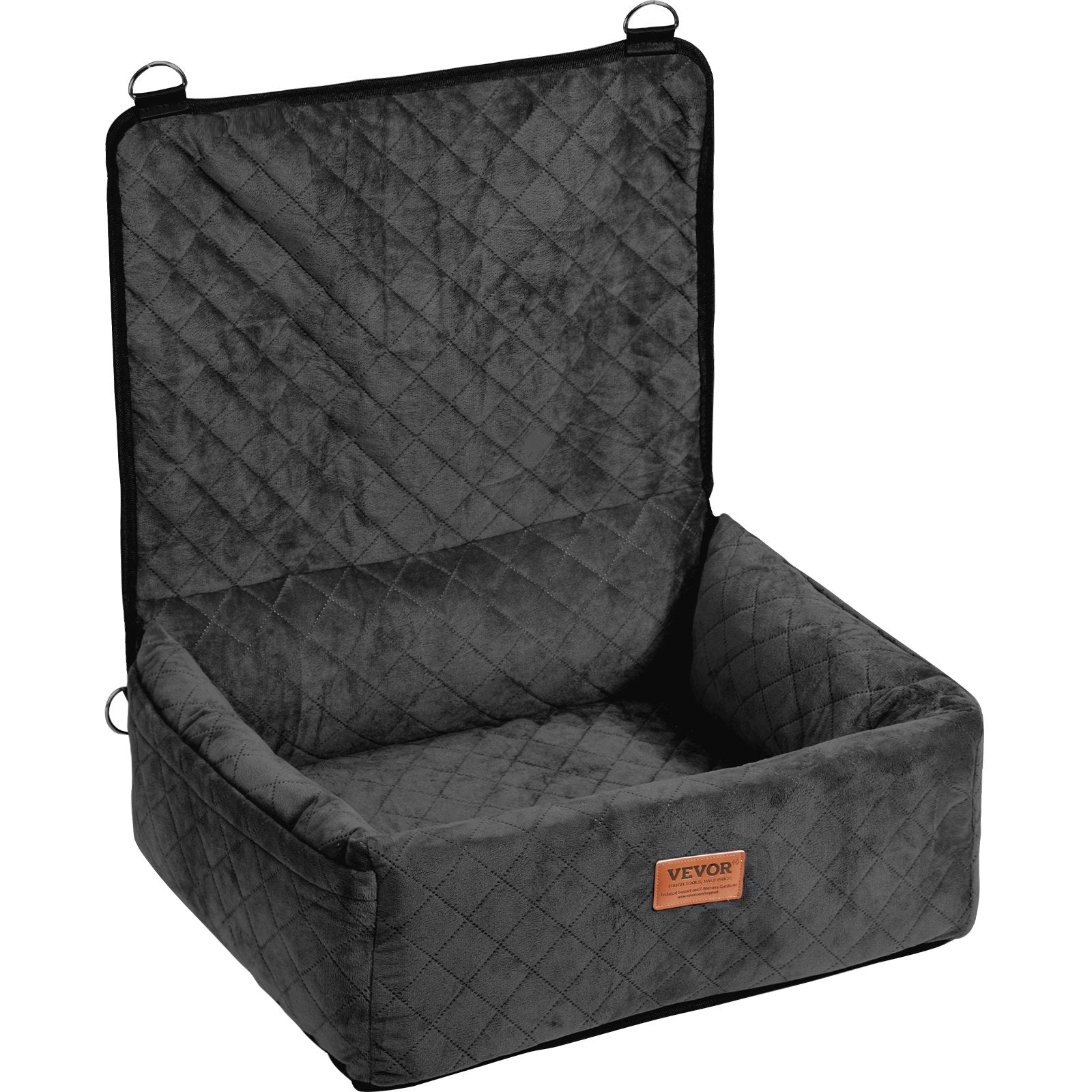 Dog Booster Car Seat for Small and Medium Dogs up to 40 lbs, Black - Main Product Image
