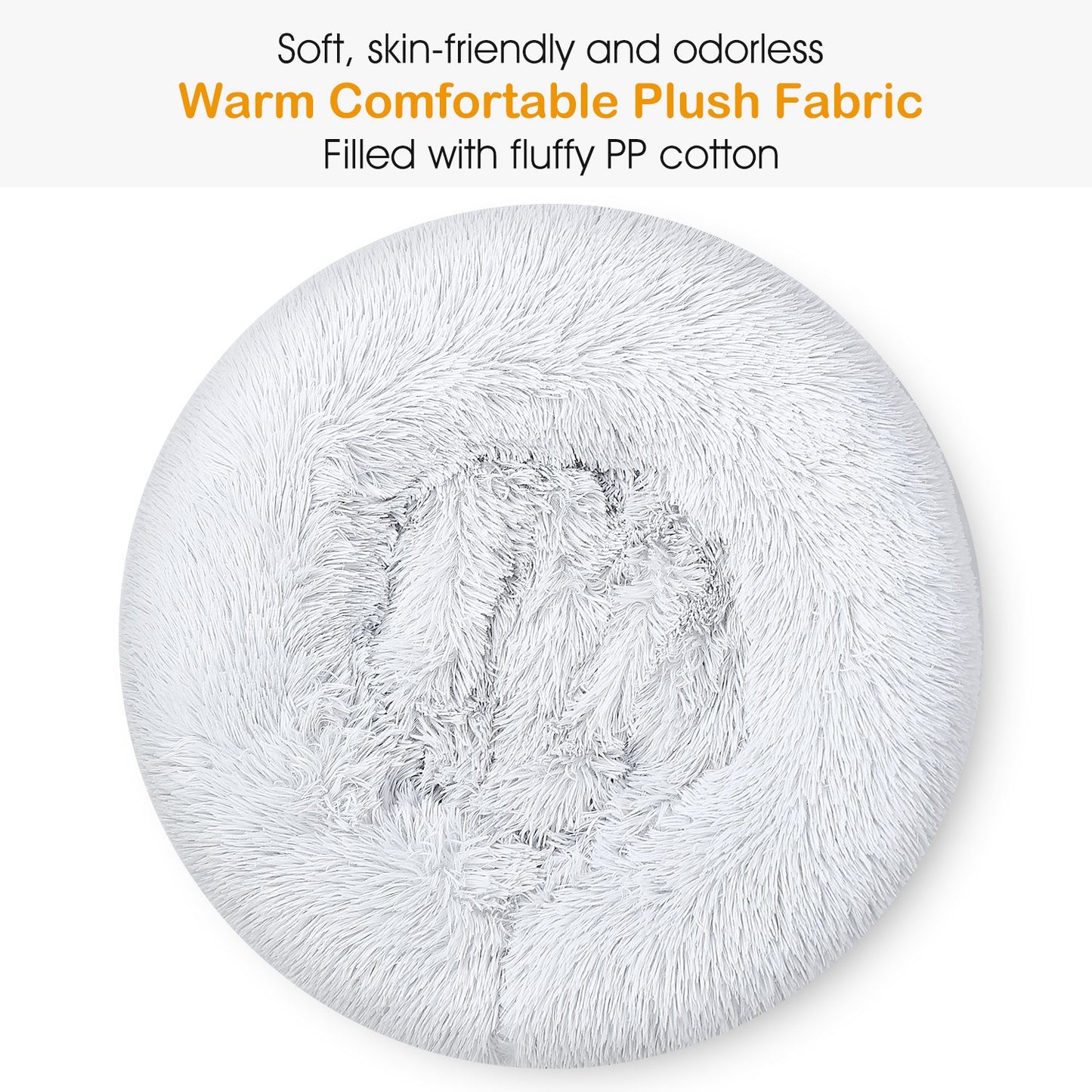 Soft Warm Fleece Pet Bed, Cozy Nest Sofa Cushion for Dogs and Cats - Image 6 of 13