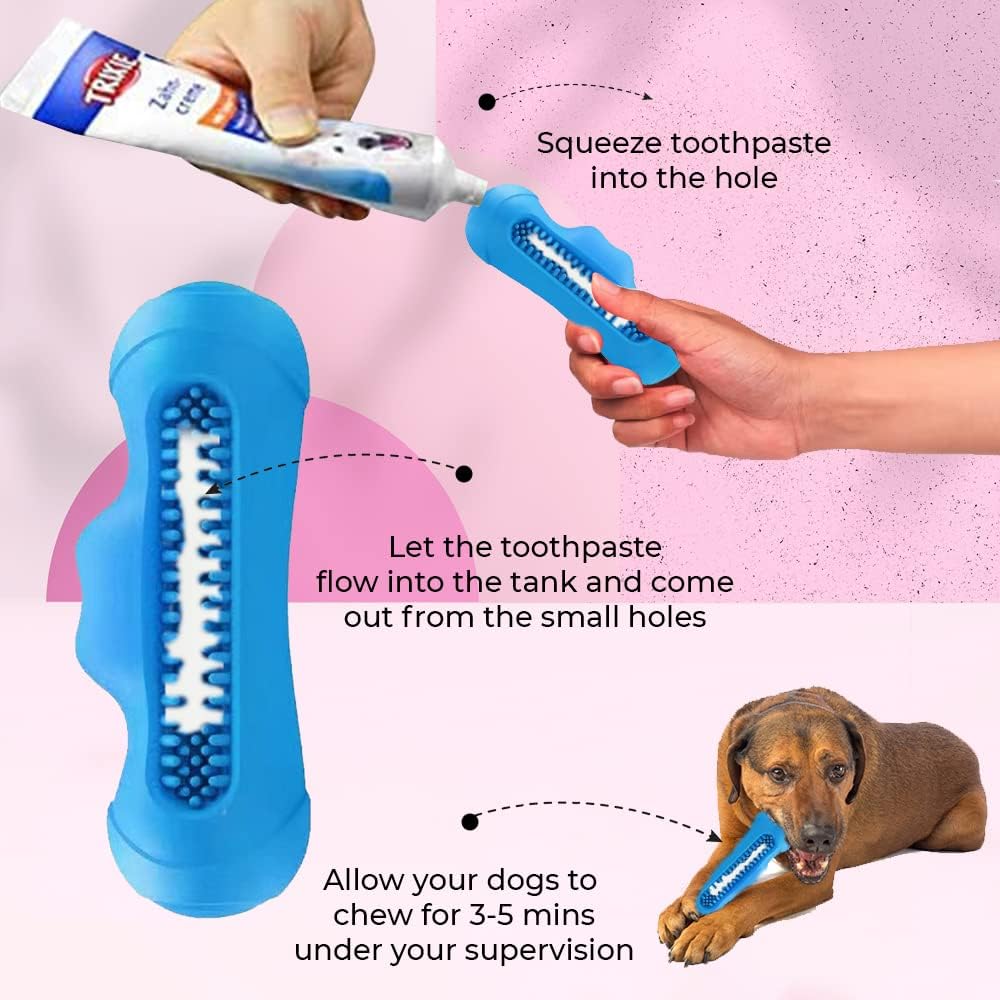 Monster Squeaky Dog Toys, Rubber Chew Toys for Aggressive Chewers, Non Toxic - Size Reference