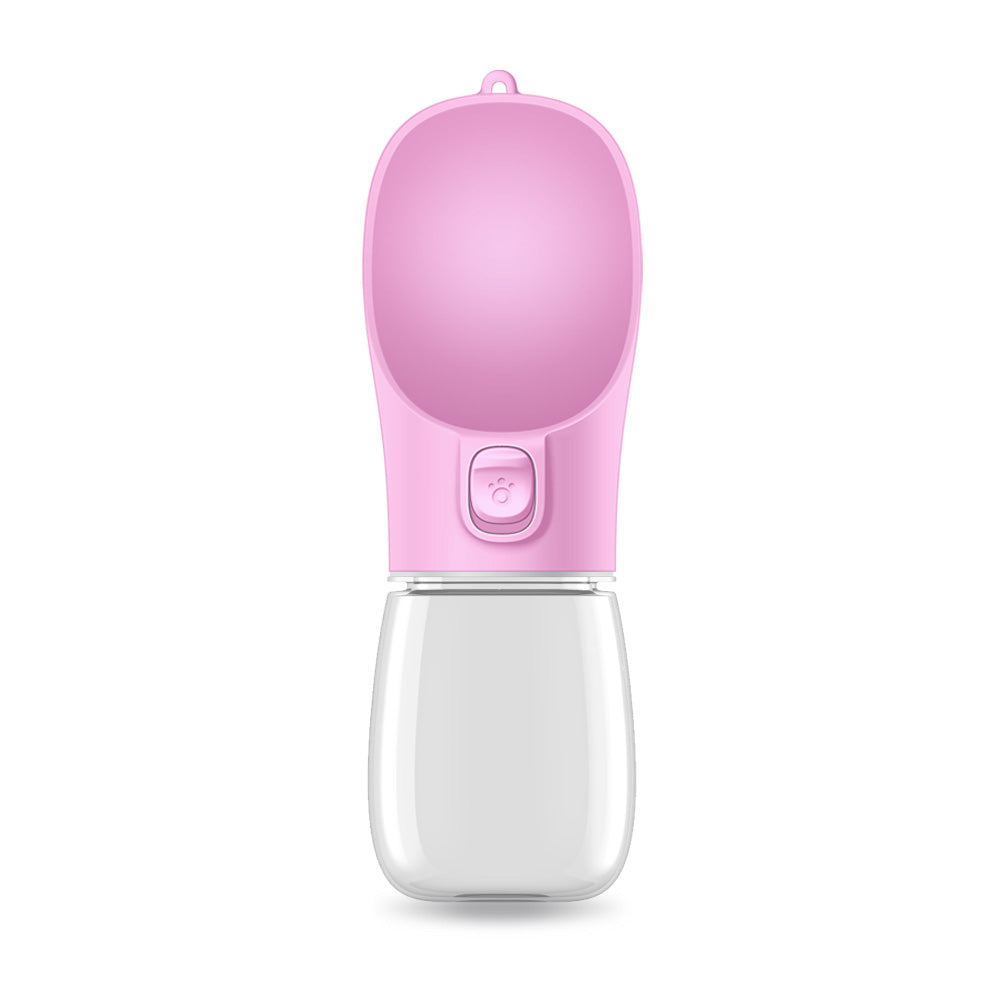 Portable Pet Water Bottle, Travel Drinking Cup for Dogs and Cats - Size Reference