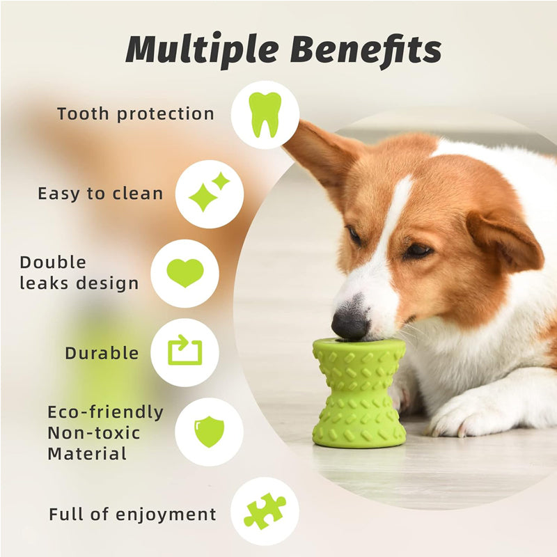 Natural Rubber Dog Chew Toy for Aggressive Chewers, Medium to Large Dogs - Size Reference