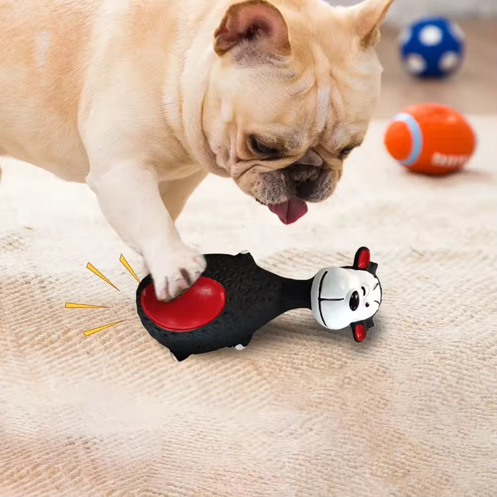 Cute Latex Dog Chew Toys 4 Pack with Sound, Dental Health Interactive - Features and Details