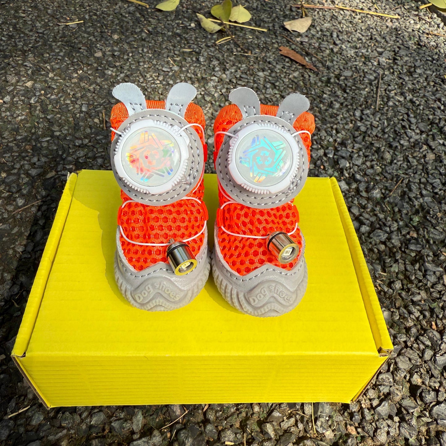 LED Light Up Dog Shoes, 4 Pack Anti Slip Paw Protectors for Night Walks - Image 12 of 13