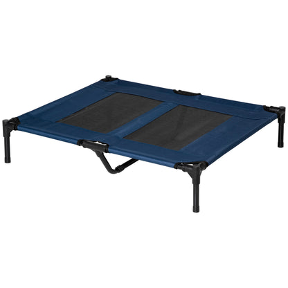 Elevated Cooling Dog Bed 36 x 30 Inch with Mesh Ventilation, Blue - Image 9 of 9