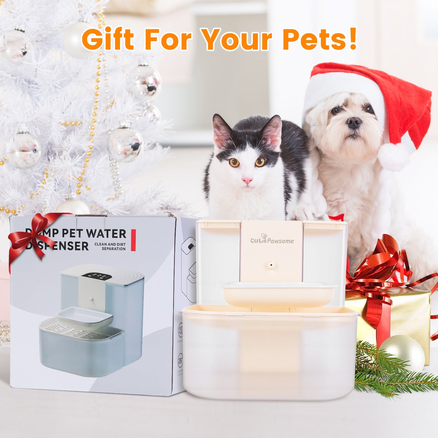Smart Pet Water Fountain 4.5L, Cordless Rechargeable with Remote Control - Image 8 of 10