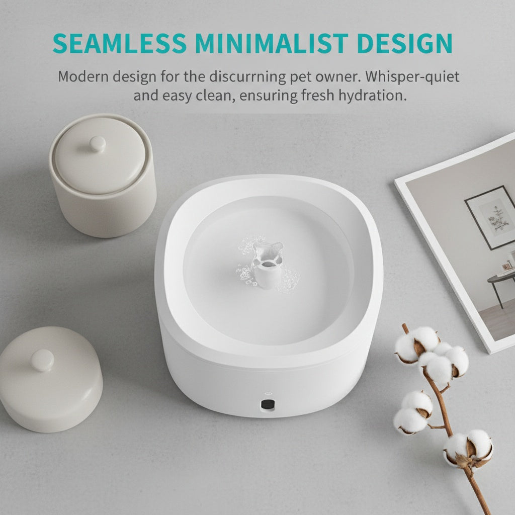 Anti Dry Burn Pet Water Fountain 3L, USB Rechargeable, Motion Sensor - Features and Details