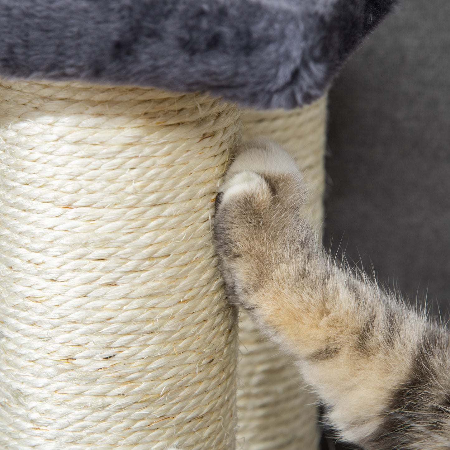 Cat Tree with 4 Steps for High Beds with Sisal Scratching Post - Image 7 of 9