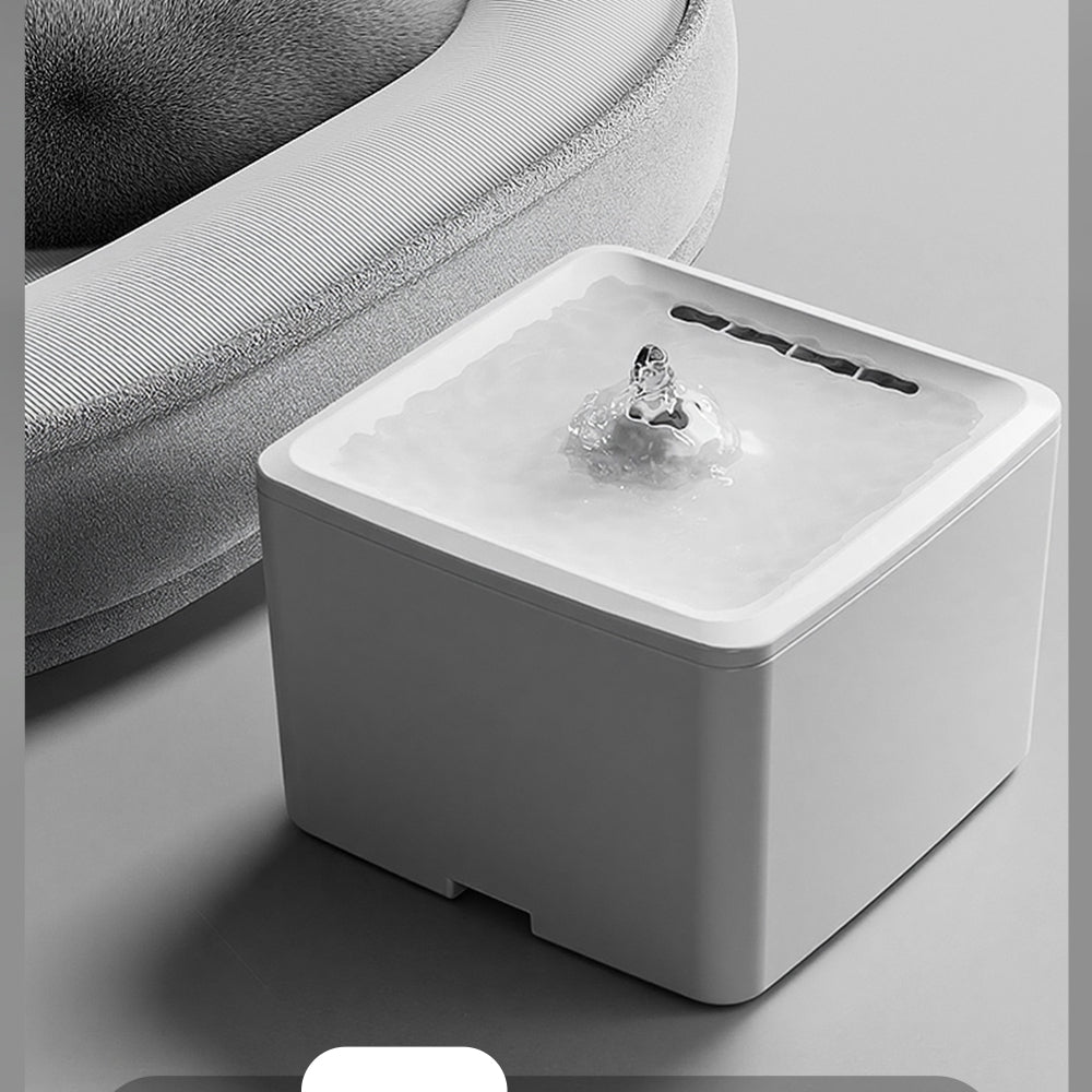 Ultra Silent Pet Water Fountain 3800ML, USB Powered, Easy Clean - Size Reference