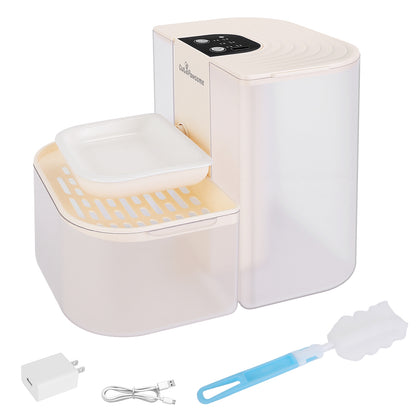 Smart Pet Water Fountain 4.5L, Cordless Rechargeable with Remote Control - Image 10 of 10