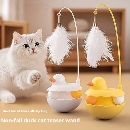 Interactive Duck Cat Toy, Removable and Washable, for Indoor and Outdoor Play - Main Product Image
